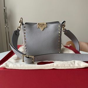 Valentino Garavani Rockstud Hobo leather crossbody